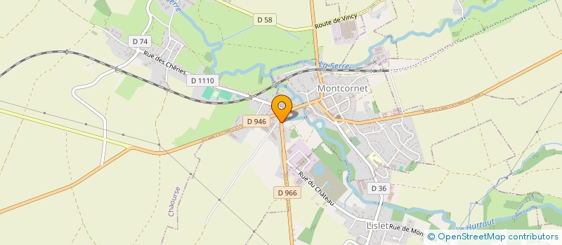 localisation de l'entreprise Q.R. CREATIONS  MONTCORNET