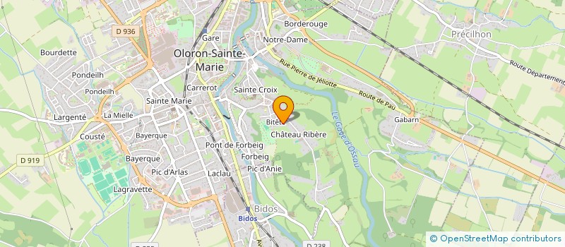 localisation de l'entreprise Q.R.N  OLORON-SAINTE-MARIE