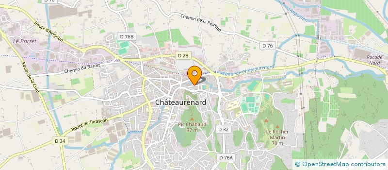 localisation de l'entreprise Q.R.O. GESTION CLESUD à CHATEAURENARD