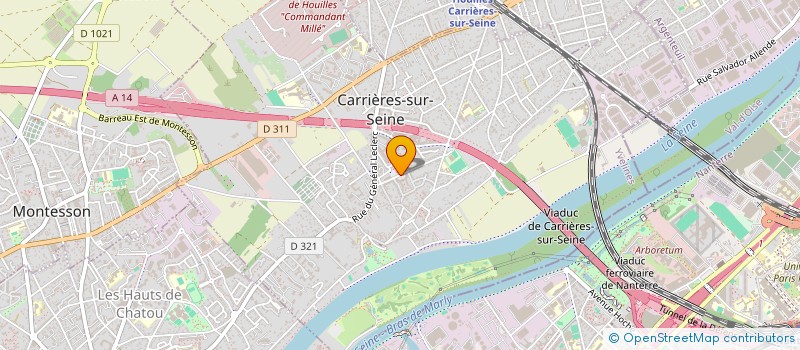 localisation de l'entreprise Q&R SAS  CARRIERES-SUR-SEINE