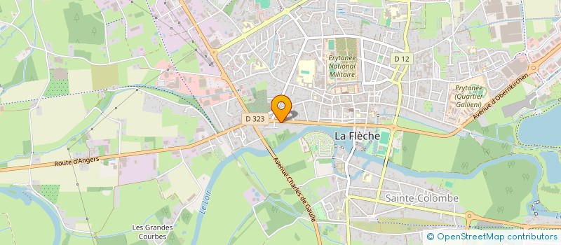 localisation de l'entreprise Q.S. INVESTISSEMENT  LA FLECHE