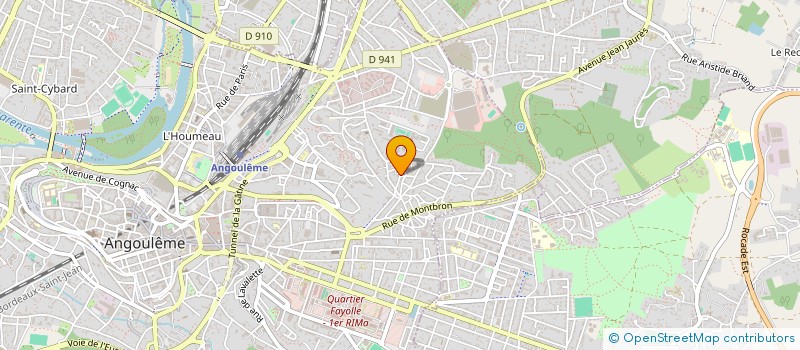 localisation de l'entreprise Q.V.S. à ANGOULEME