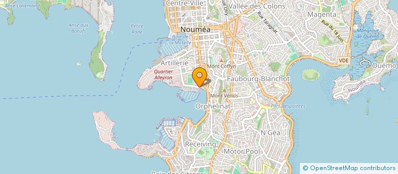 localisation de l'entreprise Q WEALTH MANAGEMENT à NOUMEA