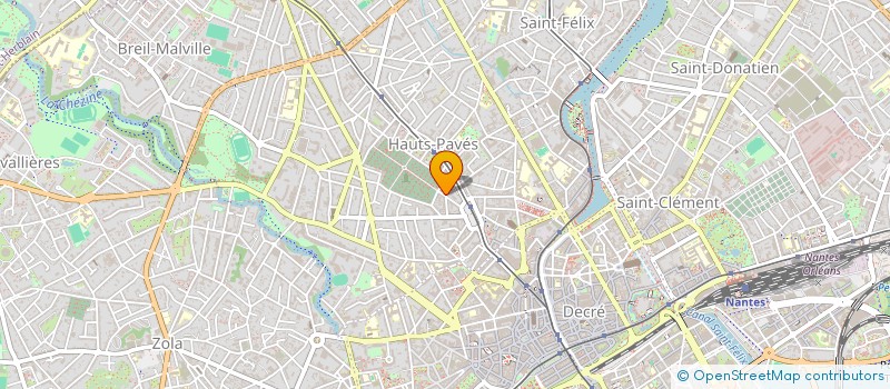 localisation de l'entreprise Q2C à NANTES
