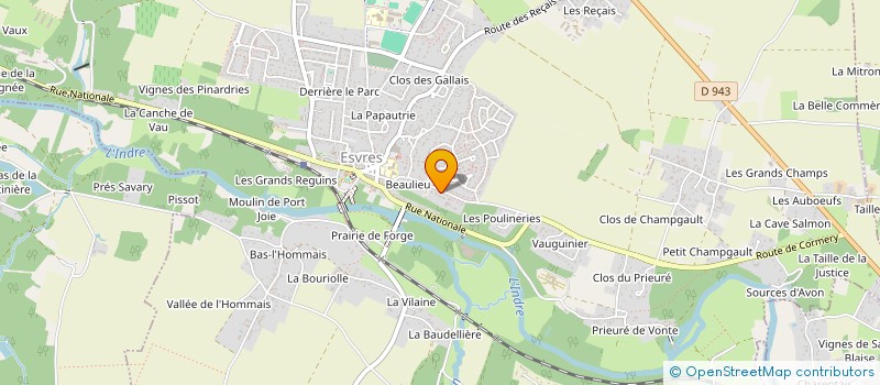 localisation de l'entreprise Q2J IMMO  ESVRES