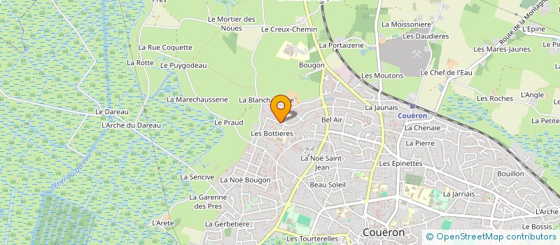 localisation de l'entreprise Q2LGP à COUERON