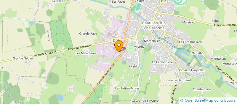 localisation de l'entreprise Q2SV  CHATILLON-SUR-CHALARONNE