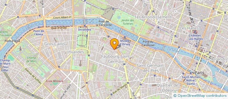 localisation de l'entreprise Q3  PARIS