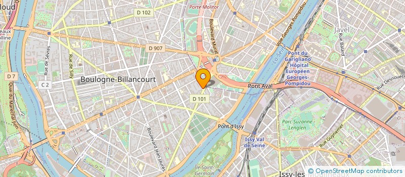 localisation de l'entreprise Q3J DISTRIBUTION à BOULOGNE-BILLANCOURT