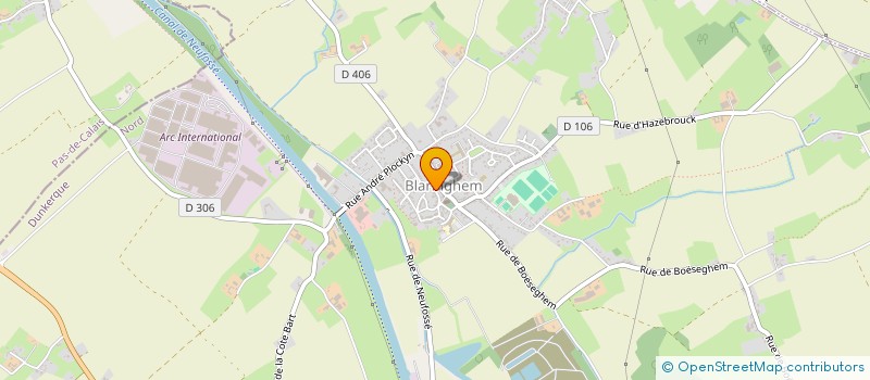 localisation de l'entreprise QAAT à EBBLINGHEM