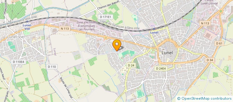 localisation de l'entreprise QAB à LUNEL