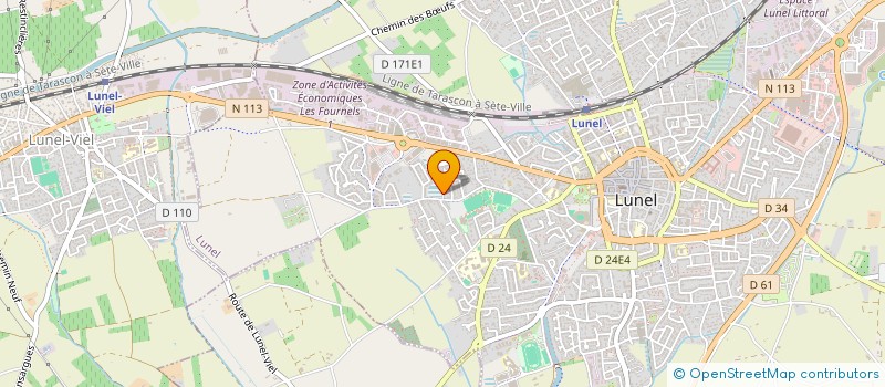 localisation de l'entreprise QAB  LUNEL