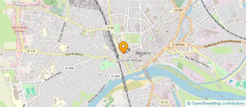 localisation de l'entreprise QADDI VAP à NEVERS