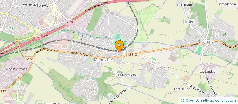 localisation de l'entreprise QAERKUS à MONDOUZIL