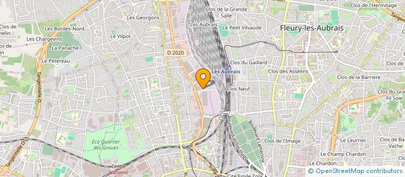 localisation de l'entreprise QAHSER à FLEURY-LES-AUBRAIS