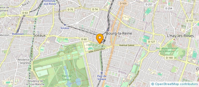 localisation de l'entreprise QAIRNEL à BOURG-LA-REINE