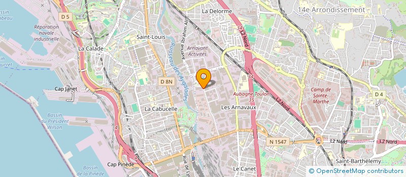 localisation de l'entreprise QALEO à MARSEILLE