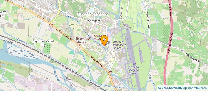 localisation de l'entreprise QALIA TOURISME REPONSABLE  AVIGNON