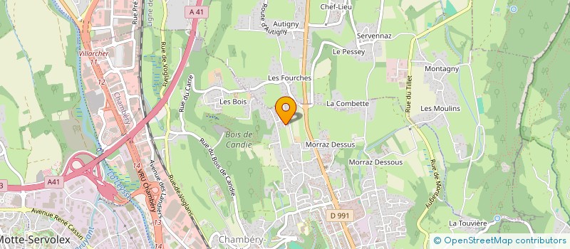 localisation de l'entreprise QALIAL  CHAMBERY
