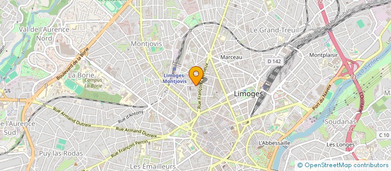localisation de l'entreprise QALIGO à LIMOGES