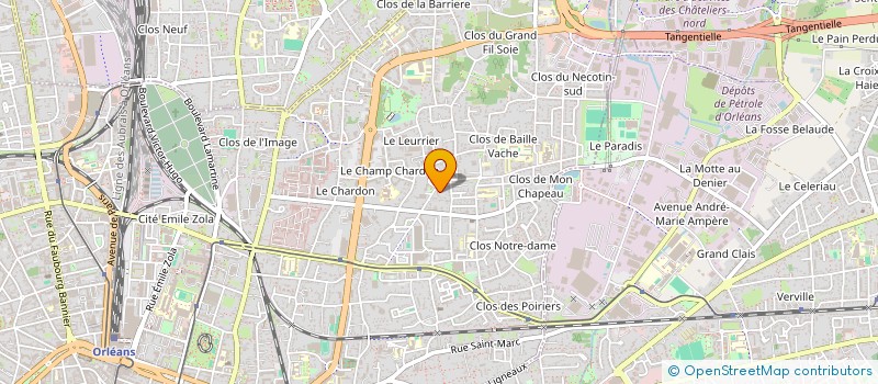 localisation de l'entreprise QALISA à ORLEANS