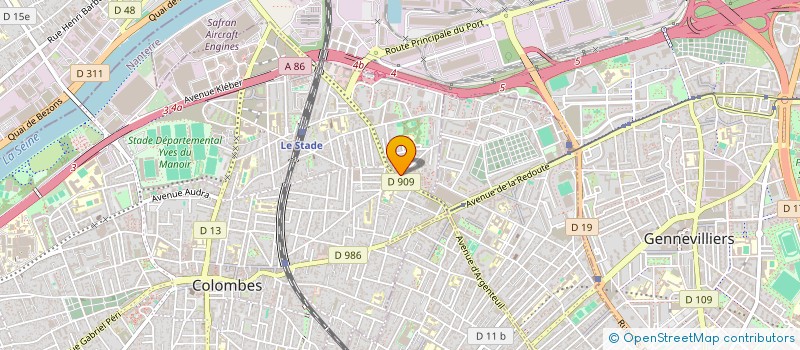 localisation de l'entreprise QALY CONSULTING  COLOMBES