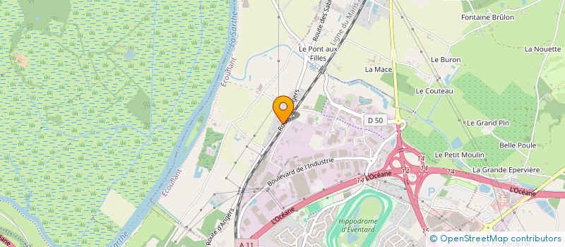 localisation de l'entreprise QAMAR  ECOUFLANT