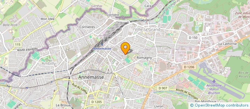 localisation de l'entreprise QAMAR CAPITAL  ANNEMASSE