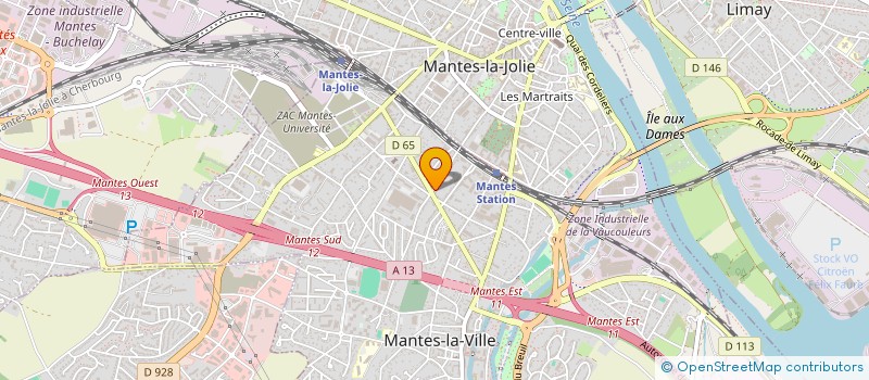 localisation de l'entreprise QAMAX  MANTES-LA-VILLE