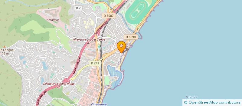 localisation de l'entreprise QANTALEX à VILLENEUVE-LOUBET