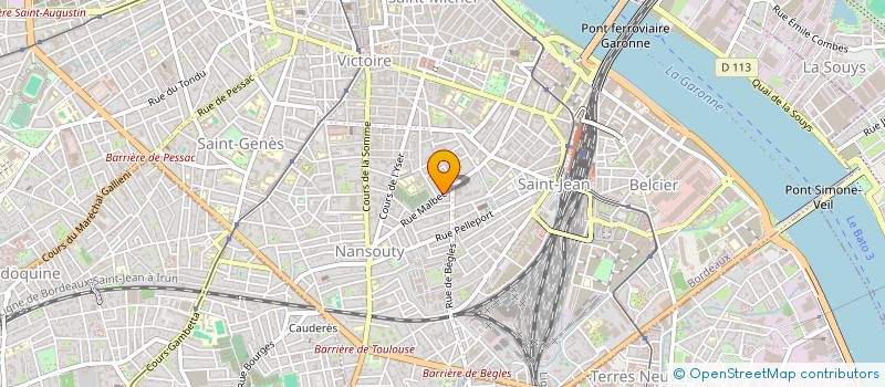 localisation de l'entreprise QAP  BORDEAUX