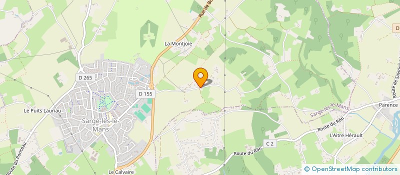 localisation de l'entreprise QAP INVEST  SARGE-LES-LE-MANS