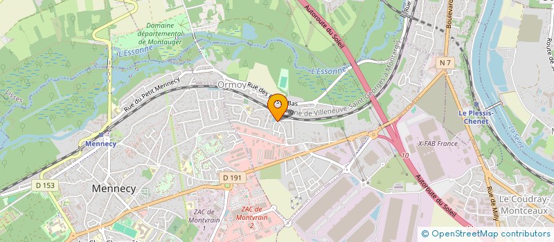 localisation de l'entreprise QAPACITE  ORMOY