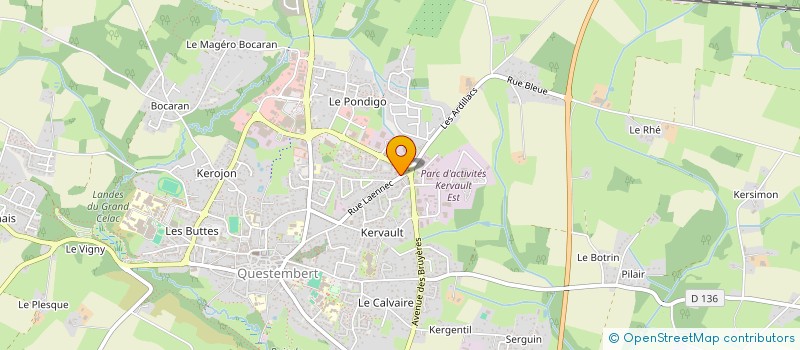 localisation de l'entreprise QAPI  QUESTEMBERT