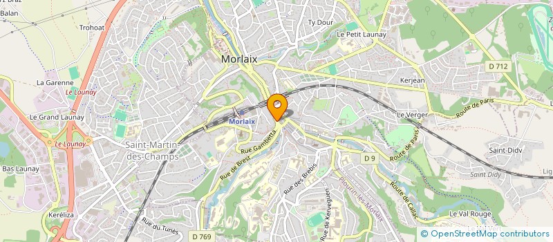 localisation de l'entreprise QAPIA à MORLAIX