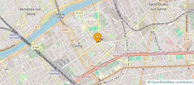 localisation de l'entreprise QAPSULE à CLICHY