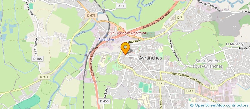 localisation de l'entreprise QARAH DISTRIBUTION à AVRANCHES