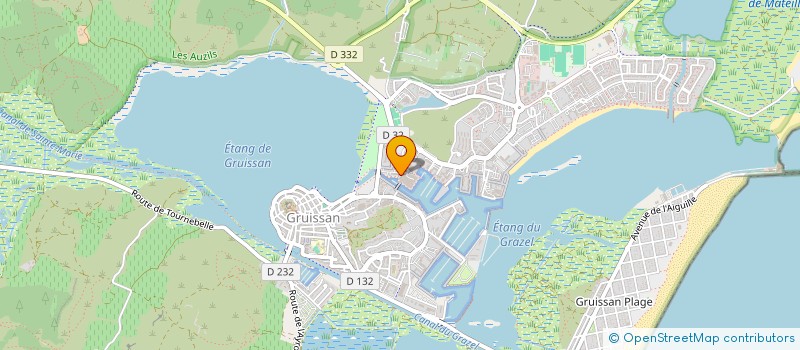 localisation de l'entreprise QARAMEL à GRUISSAN