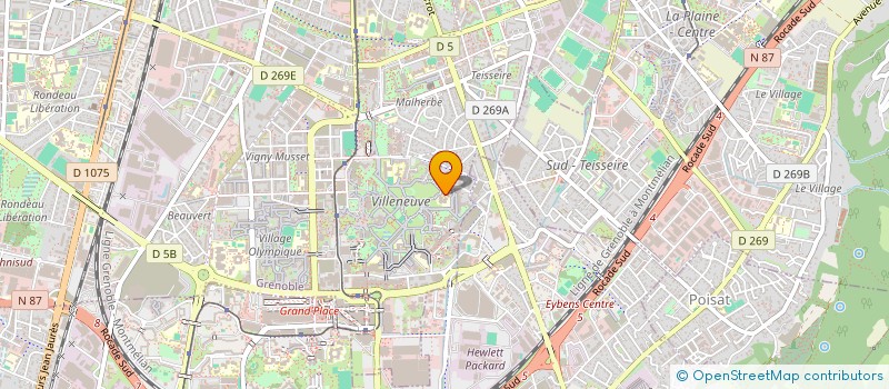 localisation de l'entreprise QASAR à GRENOBLE