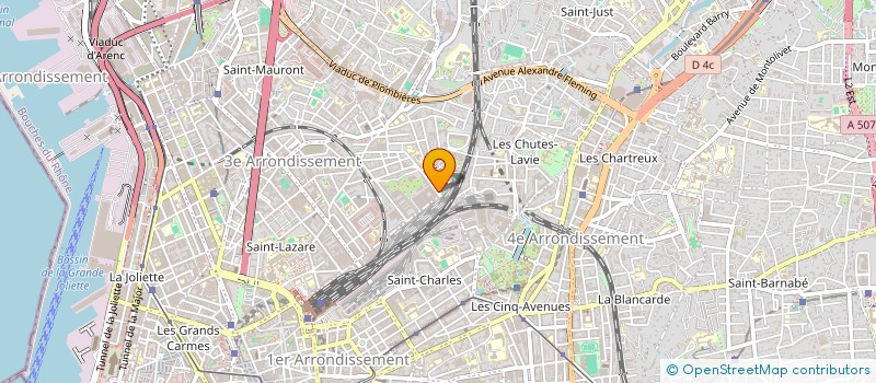 localisation de l'entreprise QASSIOPE RECHERCHE SEMIO SOCIO APPLIQ à MARSEILLE
