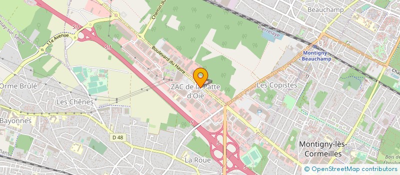 localisation de l'entreprise QASWA à PIERRELAYE