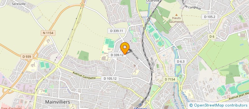 localisation de l'entreprise QATRACAR à CHARTRES