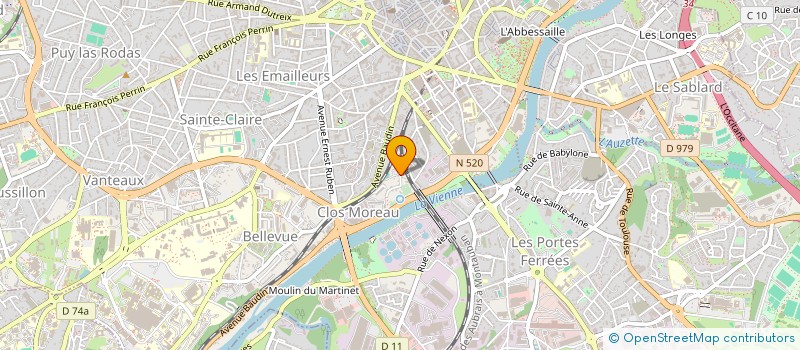 localisation de l'entreprise QAZBA à LIMOGES