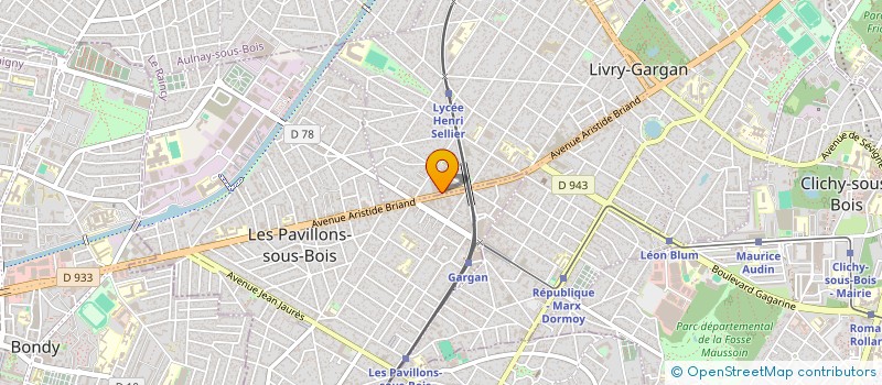 localisation de l'entreprise QAZI SERVICES à LIVRY-GARGAN