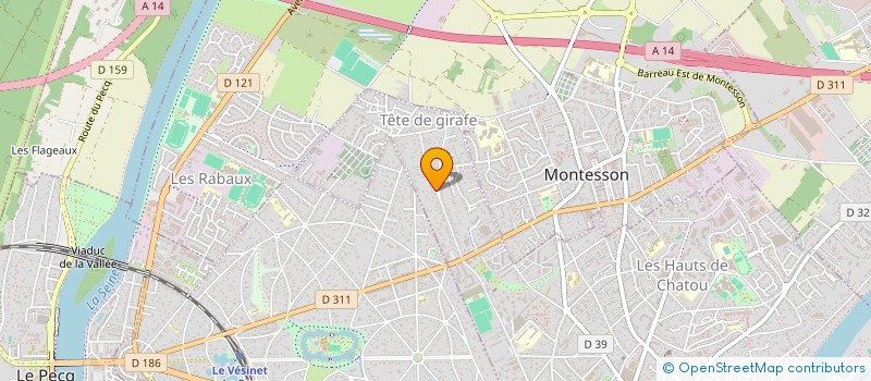 localisation de l'entreprise QAZOAR à CHATOU