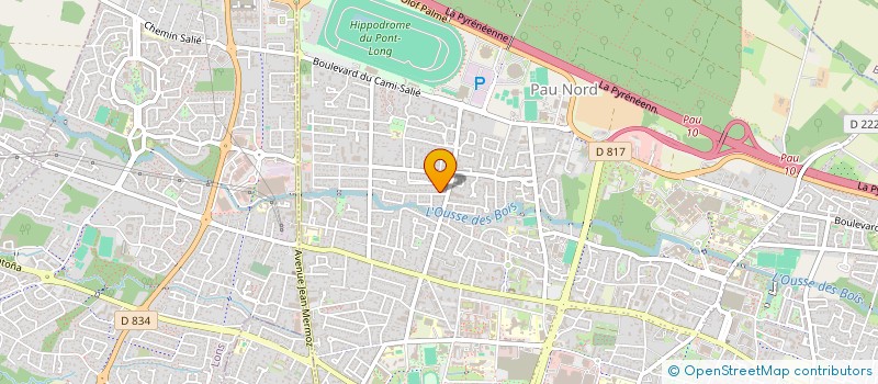 localisation de l'entreprise QB ALCIDE D'ORBIGNY à PAU