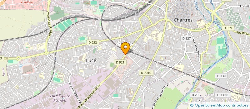 localisation de l'entreprise QB CHARPENTE ET COUVERTURE à LUCE