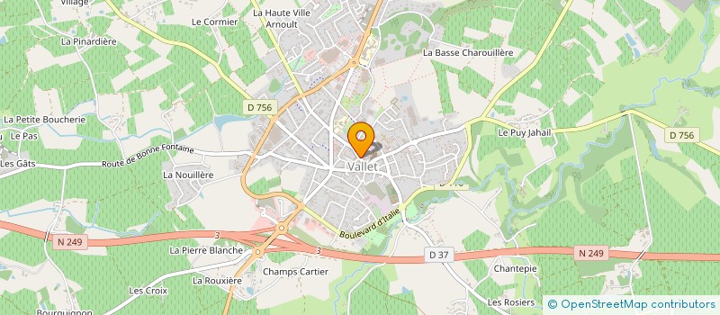 localisation de l'entreprise QB DISTRI  SAINT-NAZAIRE