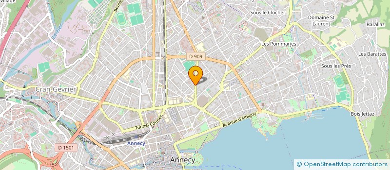 localisation de l'entreprise QB IMMO  LA MOTTE-SERVOLEX