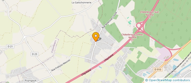 localisation de l'entreprise QB INVEST  NAINTRE